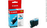 Картридж Canon BCI-3eC для BJC-3000/6000/6100/6200/6500, i550/850/6500, S400/450/4500/500/520/530/6300/600/630/750, MP C100, SB MPC400/600, голубой, ресурс 390 стр. [4480A002]